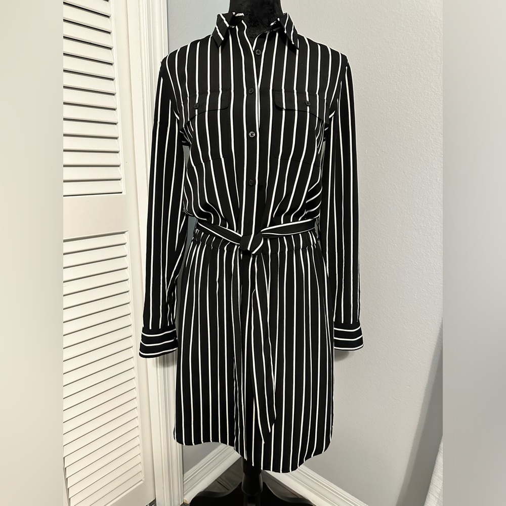 Ralph Lauren Black and White Dress Size 2